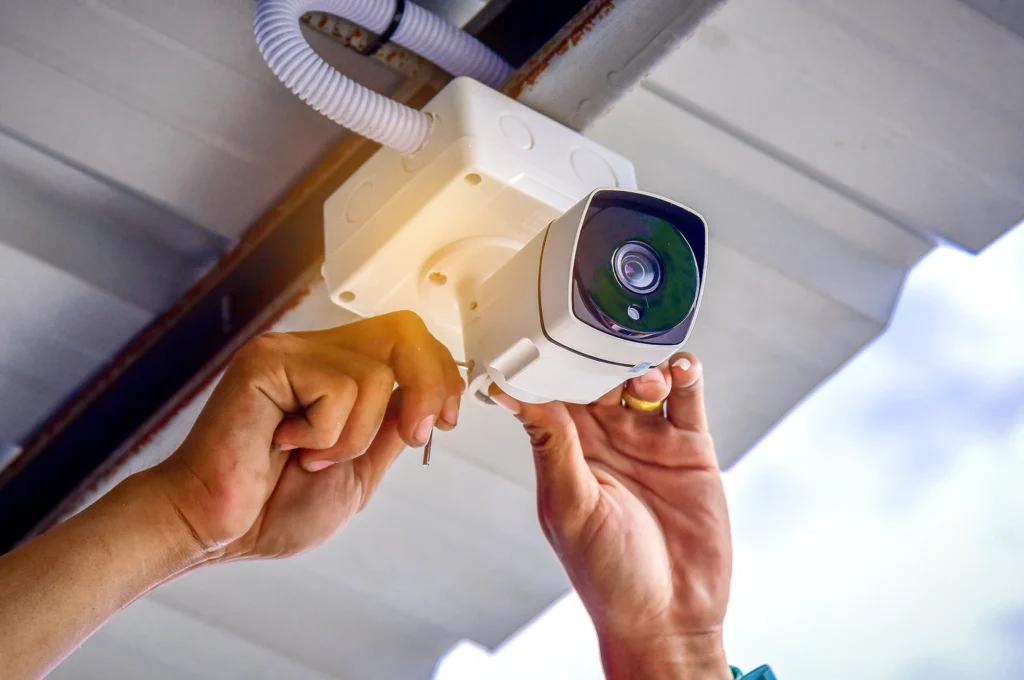 commercial CCTV camera installation